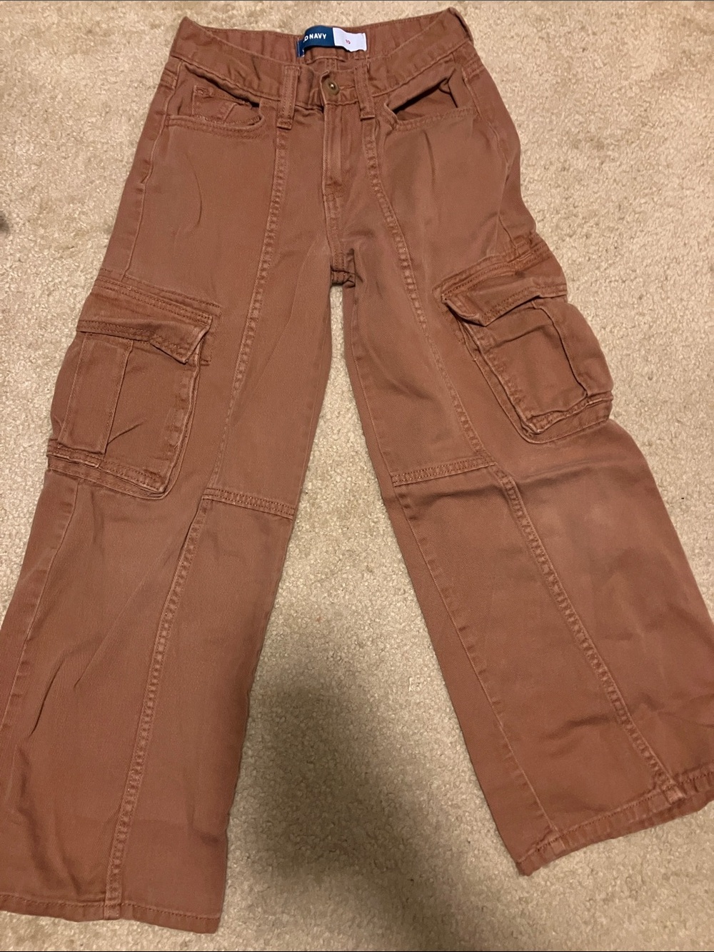Old Navy Burnt Orange Utility Cargo Pants